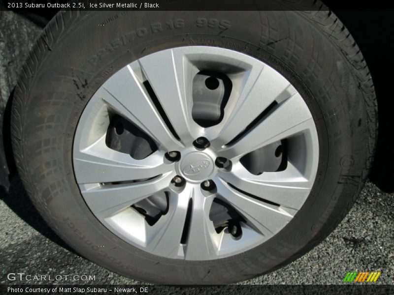 Ice Silver Metallic / Black 2013 Subaru Outback 2.5i