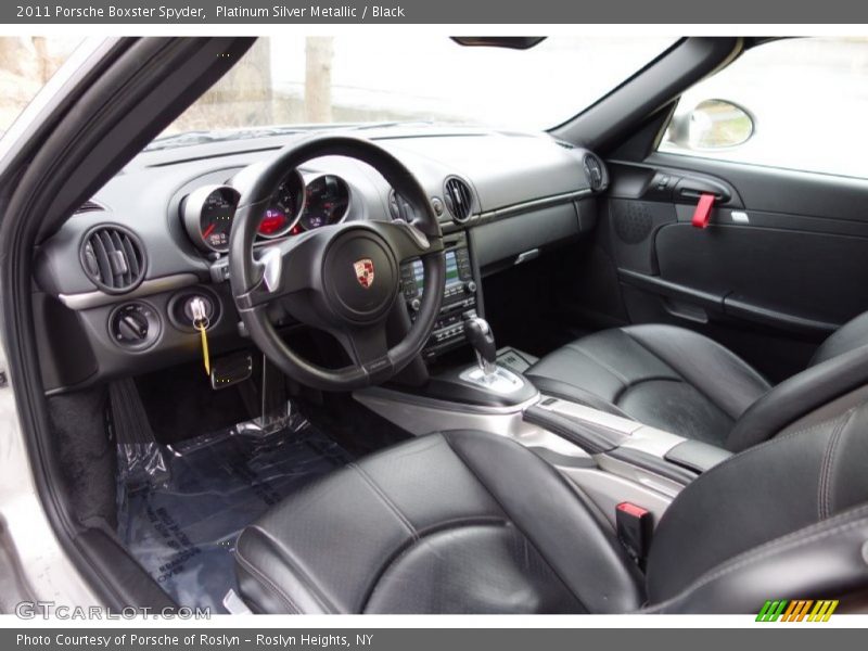  2011 Boxster Spyder Black Interior