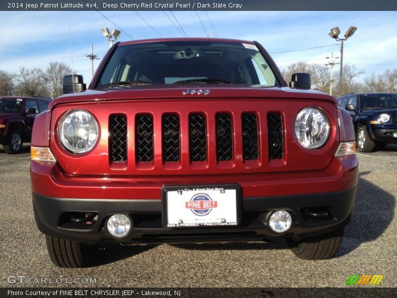 Deep Cherry Red Crystal Pearl / Dark Slate Gray 2014 Jeep Patriot Latitude 4x4