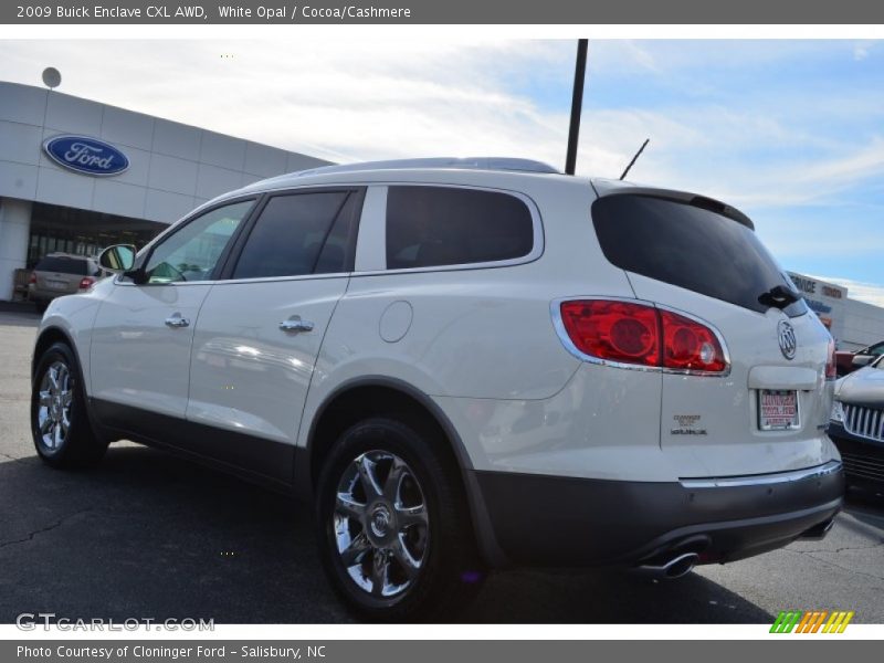 White Opal / Cocoa/Cashmere 2009 Buick Enclave CXL AWD