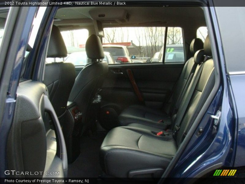 Rear Seat of 2012 Highlander Limited 4WD