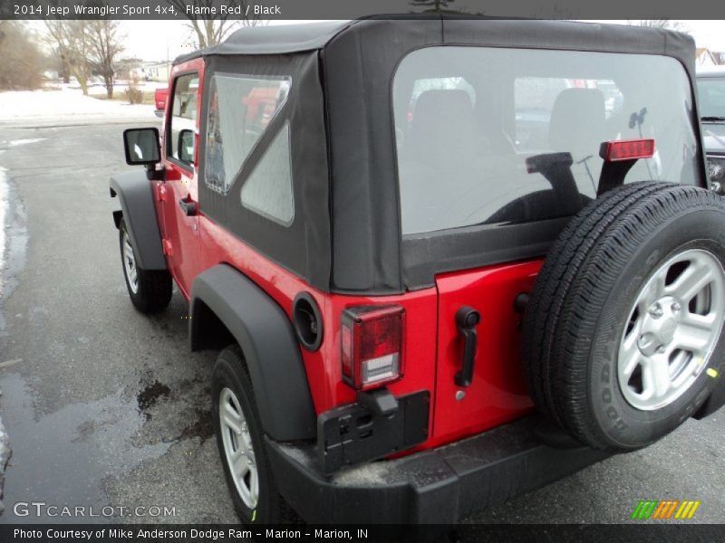 Flame Red / Black 2014 Jeep Wrangler Sport 4x4