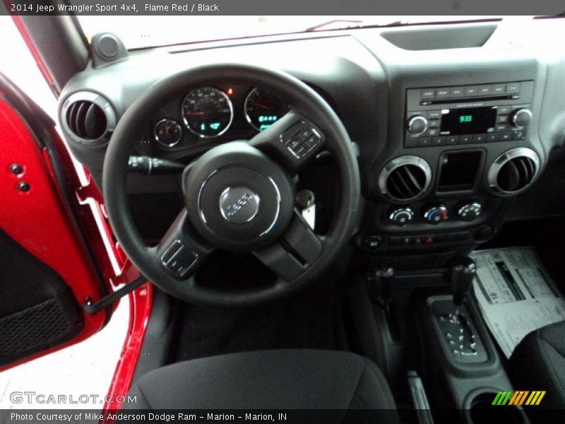 Flame Red / Black 2014 Jeep Wrangler Sport 4x4