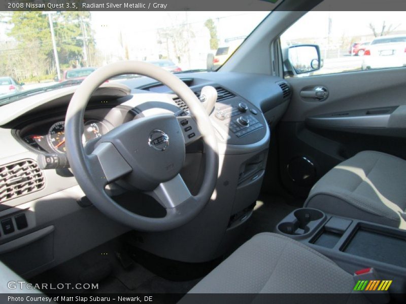 Radiant Silver Metallic / Gray 2008 Nissan Quest 3.5