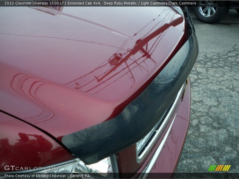 Deep Ruby Metallic / Light Cashmere/Dark Cashmere 2013 Chevrolet Silverado 1500 LTZ Extended Cab 4x4