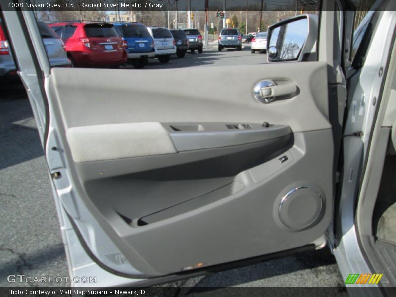 Radiant Silver Metallic / Gray 2008 Nissan Quest 3.5