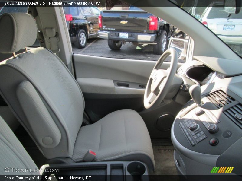 Radiant Silver Metallic / Gray 2008 Nissan Quest 3.5