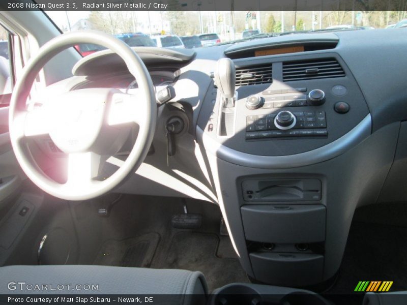 Radiant Silver Metallic / Gray 2008 Nissan Quest 3.5