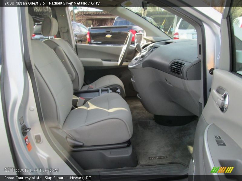 Radiant Silver Metallic / Gray 2008 Nissan Quest 3.5