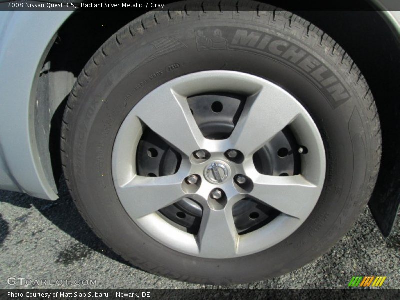 Radiant Silver Metallic / Gray 2008 Nissan Quest 3.5