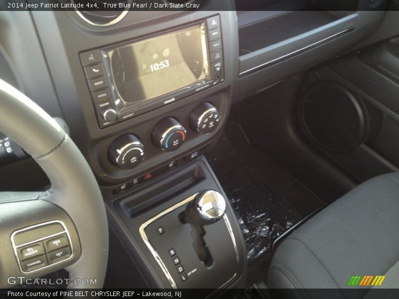True Blue Pearl / Dark Slate Gray 2014 Jeep Patriot Latitude 4x4