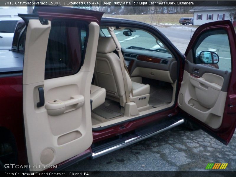 Deep Ruby Metallic / Light Cashmere/Dark Cashmere 2013 Chevrolet Silverado 1500 LTZ Extended Cab 4x4