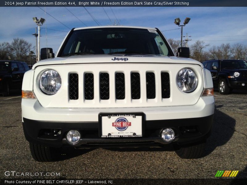 Bright White / Freedom Edition Dark Slate Gray/Silver Stitching 2014 Jeep Patriot Freedom Edition 4x4