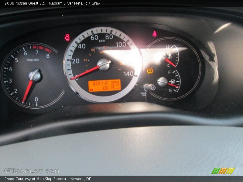 Radiant Silver Metallic / Gray 2008 Nissan Quest 3.5