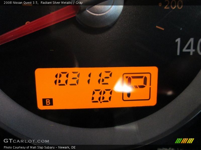 Radiant Silver Metallic / Gray 2008 Nissan Quest 3.5