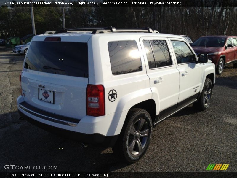 Bright White / Freedom Edition Dark Slate Gray/Silver Stitching 2014 Jeep Patriot Freedom Edition 4x4