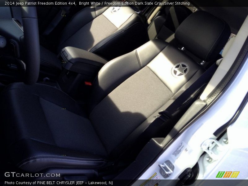 Bright White / Freedom Edition Dark Slate Gray/Silver Stitching 2014 Jeep Patriot Freedom Edition 4x4