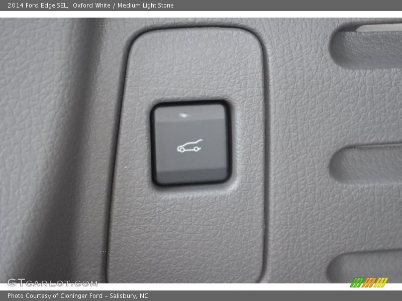 Oxford White / Medium Light Stone 2014 Ford Edge SEL