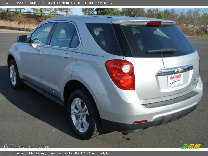 Silver Ice Metallic / Light Titanium/Jet Black 2011 Chevrolet Equinox LS