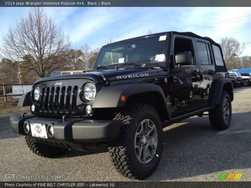 Black / Black 2014 Jeep Wrangler Unlimited Rubicon 4x4