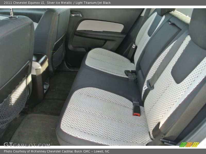 Silver Ice Metallic / Light Titanium/Jet Black 2011 Chevrolet Equinox LS