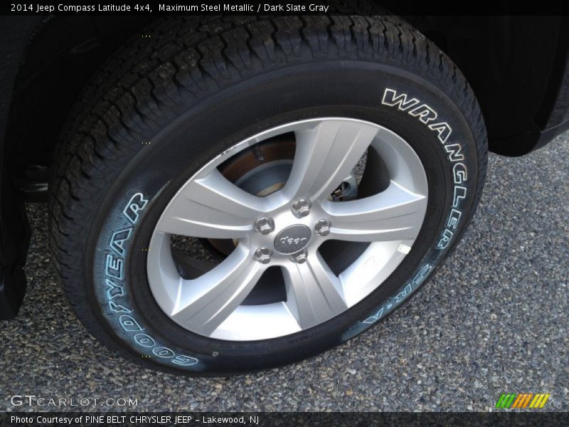 Maximum Steel Metallic / Dark Slate Gray 2014 Jeep Compass Latitude 4x4