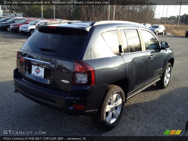 Maximum Steel Metallic / Dark Slate Gray 2014 Jeep Compass Latitude 4x4