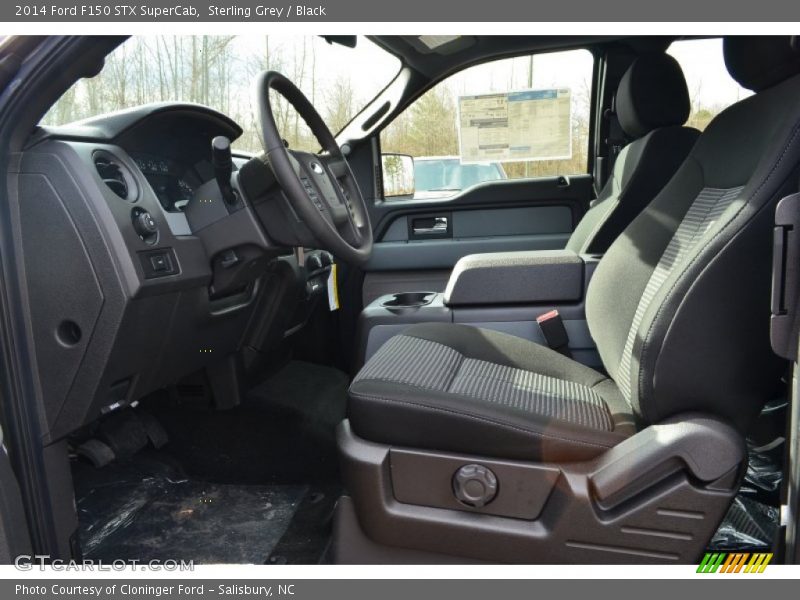  2014 F150 STX SuperCab Black Interior