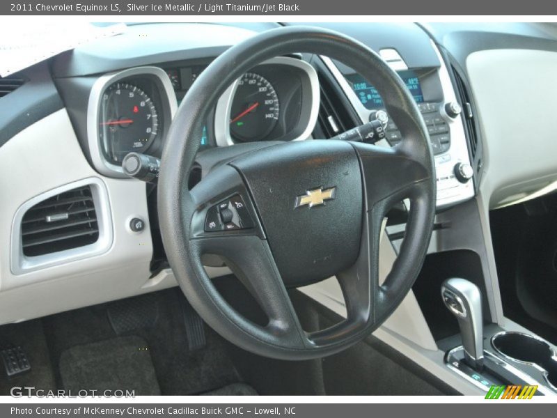 Silver Ice Metallic / Light Titanium/Jet Black 2011 Chevrolet Equinox LS