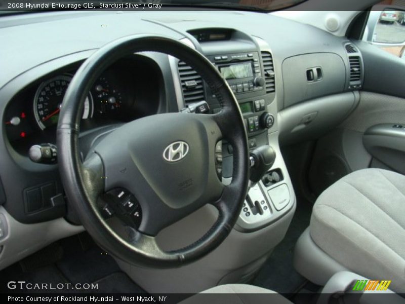 Stardust Silver / Gray 2008 Hyundai Entourage GLS