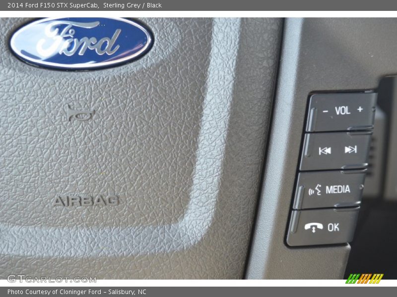 Sterling Grey / Black 2014 Ford F150 STX SuperCab