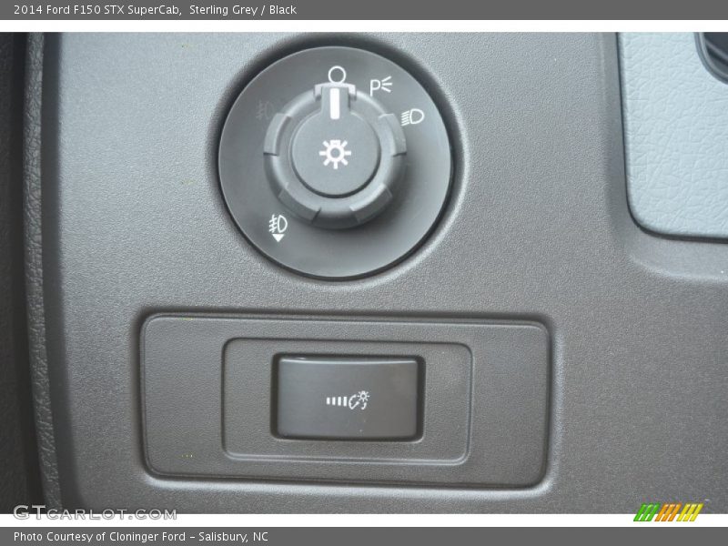 Sterling Grey / Black 2014 Ford F150 STX SuperCab