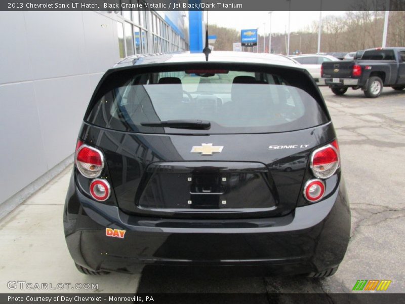 Black Granite Metallic / Jet Black/Dark Titanium 2013 Chevrolet Sonic LT Hatch