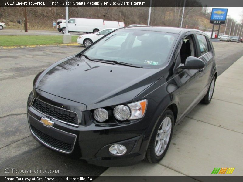 Black Granite Metallic / Jet Black/Dark Titanium 2013 Chevrolet Sonic LT Hatch