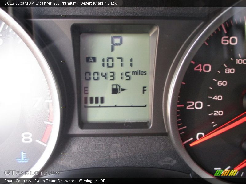Desert Khaki / Black 2013 Subaru XV Crosstrek 2.0 Premium