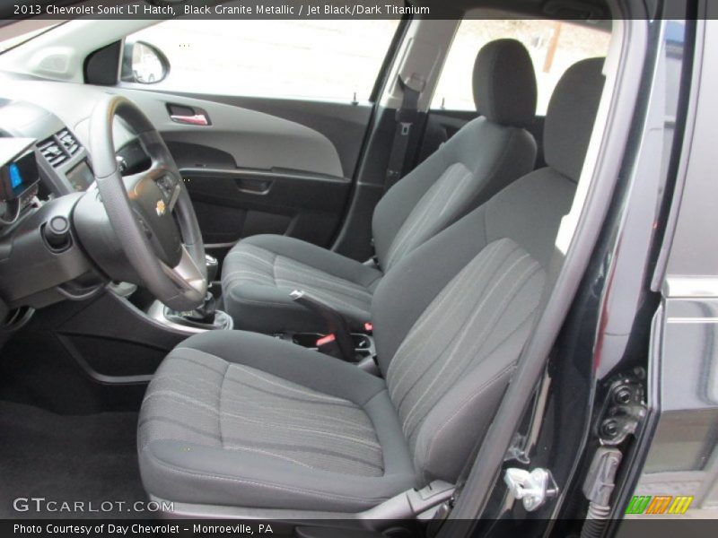 Front Seat of 2013 Sonic LT Hatch