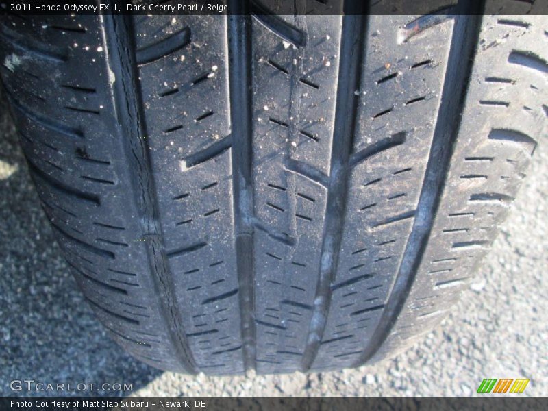 Dark Cherry Pearl / Beige 2011 Honda Odyssey EX-L