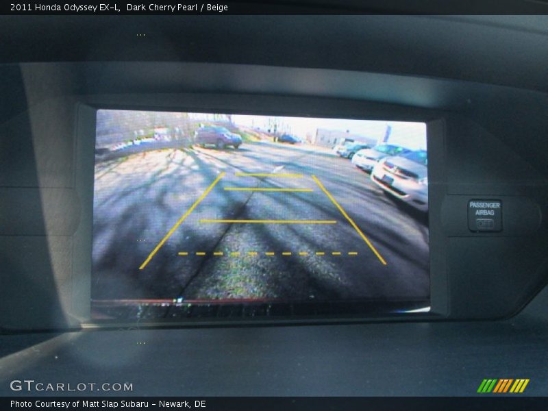 Dark Cherry Pearl / Beige 2011 Honda Odyssey EX-L