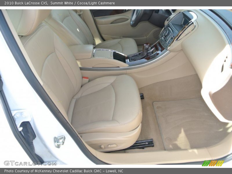 Summit White / Cocoa/Light Cashmere 2010 Buick LaCrosse CXS