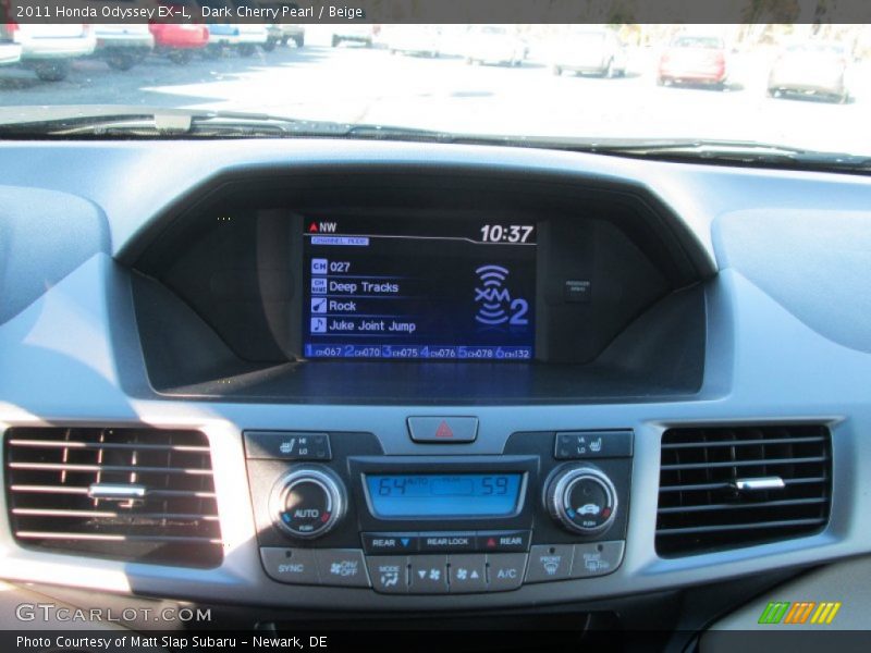 Dark Cherry Pearl / Beige 2011 Honda Odyssey EX-L