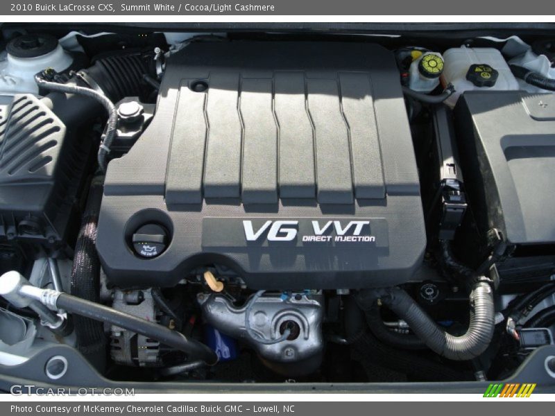 Summit White / Cocoa/Light Cashmere 2010 Buick LaCrosse CXS