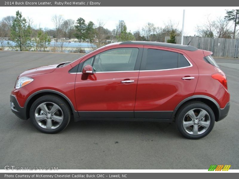  2014 Encore Leather Ruby Red Metallic