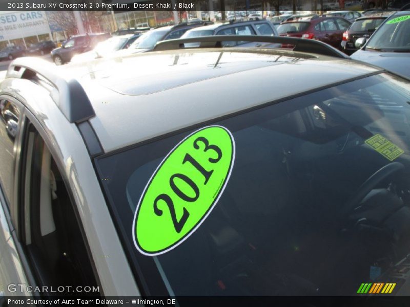 Desert Khaki / Black 2013 Subaru XV Crosstrek 2.0 Premium