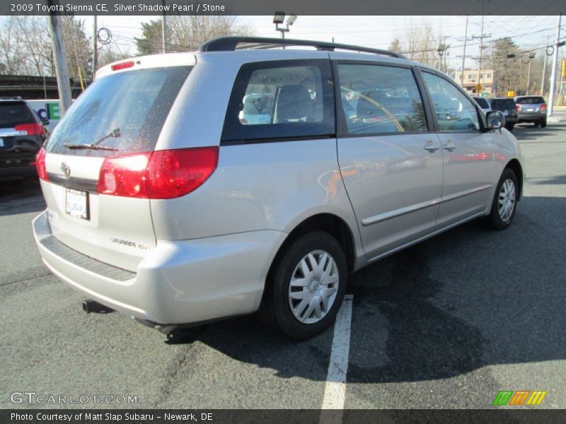 Silver Shadow Pearl / Stone 2009 Toyota Sienna CE