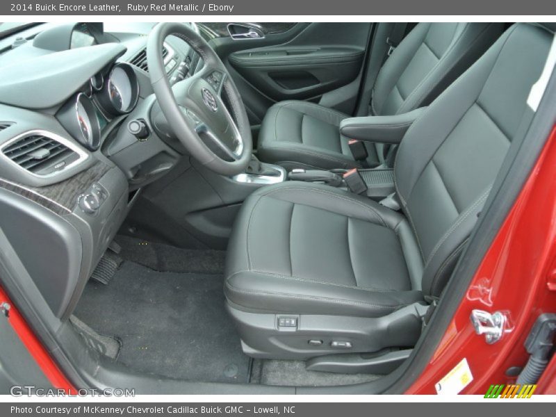 Front Seat of 2014 Encore Leather