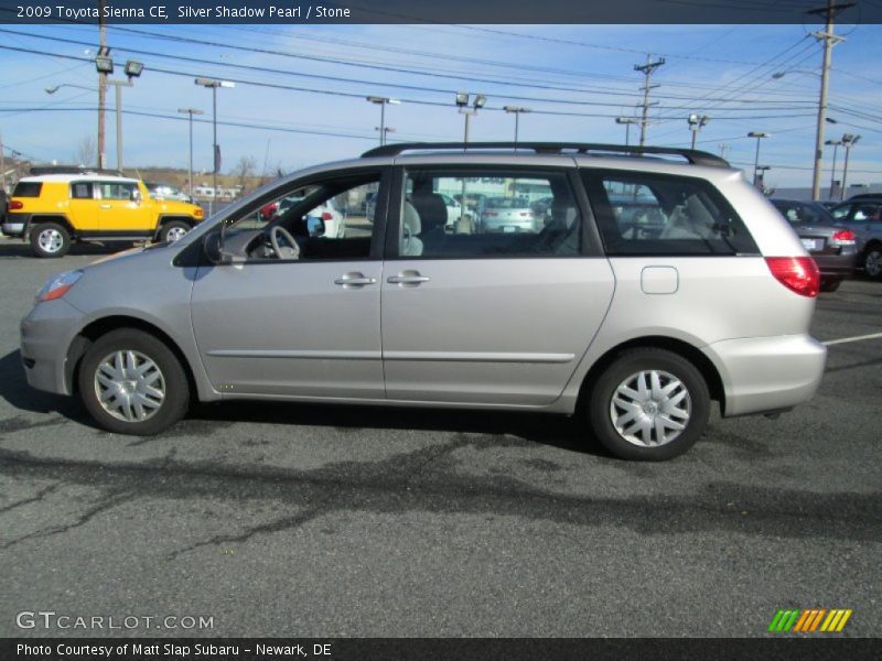 Silver Shadow Pearl / Stone 2009 Toyota Sienna CE