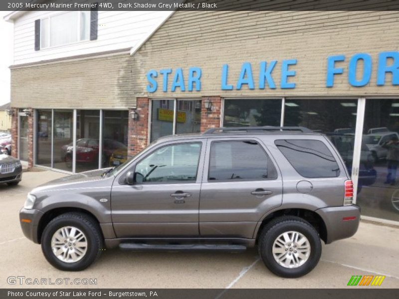 Dark Shadow Grey Metallic / Black 2005 Mercury Mariner Premier 4WD