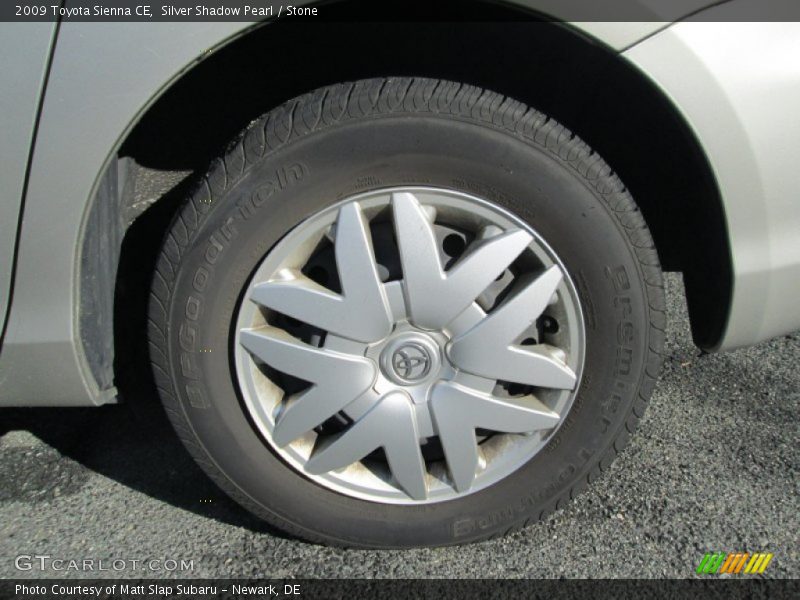 Silver Shadow Pearl / Stone 2009 Toyota Sienna CE