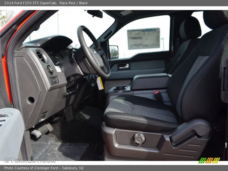 Race Red / Black 2014 Ford F150 STX SuperCab