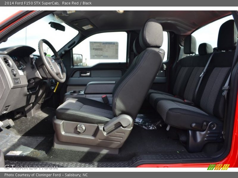 2014 F150 STX SuperCab Black Interior